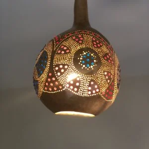 Brown Turkish Ceiling Lamp